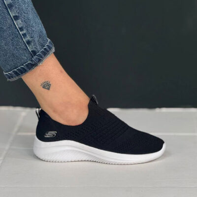 کتونی بند نما اسکچرز مشکی 149854