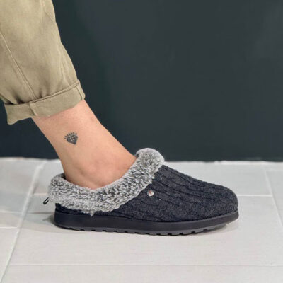 کفش صندل اسکچرز طوسی 31204
