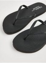 صندل ساحلی جورج انگلیس Black Flip Flops - Image 2