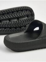صندل سلکونی جورج انگلیس Black Chunky Sliders - تصویر 3