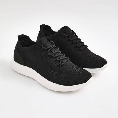 کتونی جورج انگلیس Black Knitted Sports Trainers