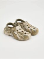 صندل سلکونی جورج انگلیس Khaki Marble Clogs