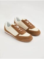 کتونی کژوال جورج انگلیس Neutral Retro Lace Up Trainers