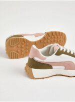 کتونی  جورج انگلیس Pink Cupsole Trainers - Image 3