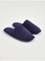 اسلیپر حوله ای جورج انگلیسیNavy Waffle Mule Slippers