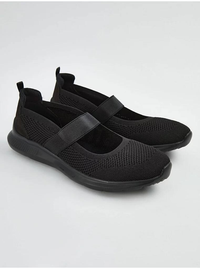 کتونی بدون بند جورج انگلیسBlack Sporty Ballet Shoes