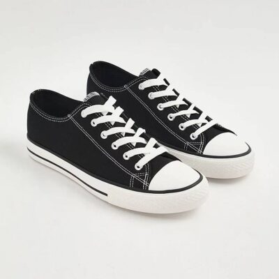 کتونی کژوال جورج انگلیس Black Low Top Trainers