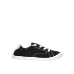 Skechers black and white lace-up sneakers, model BOBS31693BLK
