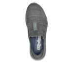 کتونی بدون بند اسکچرز طوسی مدل Skechers Slip-Ins: GO Walk 6 - Fabulous View124569GRY - Image 4