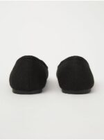 Black Canvas Ballet Shoesپاپوش - Image 3