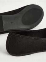 کالج برند جورج انگلیس Black Chain Ballet Loafers - Image 3