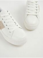 کتونی کژوال جورج انگلیس White Diamante Studded Trainers - Image 2