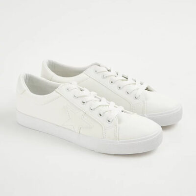 کتونی کژوال برند جورج انگلیس White Star Cupsole Trainers