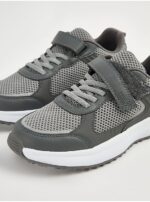 کتونی جورج انگلیسی Grey Mesh Single Strap Trainers - Image 2