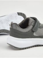 کتونی جورج انگلیسی Grey Mesh Single Strap Trainers - Image 3
