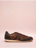 Leopard Print Retro Lace Up Trainers کتونی کژوال جورج انگلیس - Image 2