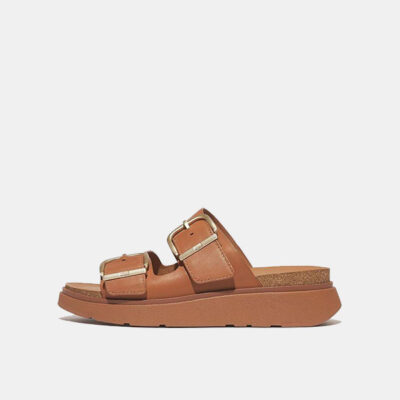 fitflop-brown-gen-ff-buckle-two-bar-leather-slides