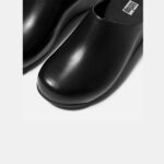 اسلیپر فیت فلاپ مشکی مدلShuv Leather Clogs - Image 2