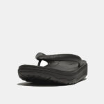اسلیپرلا انگشتی فیت فلاپ مشکی مدل LULU Leather Toe-Post Sandals - تصویر 2
