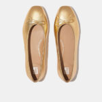 کفش بدون بند فیت فلاپ طلایی مدلBALLERINA - Image 3