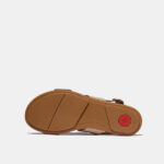 صندل فیت فلاپ کرمی مدلGracie Metallic Leather Back - Image 4