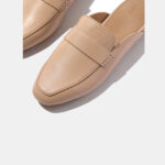 اسلیپر فیت فلاپ کرمی مدلDelicato Leather Mule - Image 3