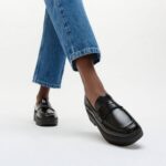 کفش بدون بند مشکی فیت فلاپ مدلLOAFER - Image 2