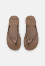 اسلیپر لا انگشتی فیت فلاپ قهوه ای مدلiQUSHION Ergonomic Toe-Post - Image 3