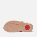 اسلیپر لا انگشتی فیت فلاپ طلایی مدلLulu Crystal Toe-Post Sandal - Image 4