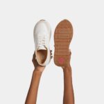 کتونی سفید فیت فلاپ مدل Flatformsneakers - Image 3