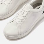 کتونی بنددارفیت فلاپ سفید مدلLEATHER - Image 2