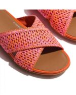 اسلیپر فیت فلاپ رنگی رنگی مدلGracie Woven Cross Slides - Image 3