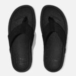 اسلیپر لا انگشتی فیت فلاپ مشکی مدلLulu Crystal Toe-Post Sandals - Image 2