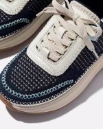 کتونی بنددار سرمه ای فیت فلاپ مدلORMSNEAKERS - Image 3