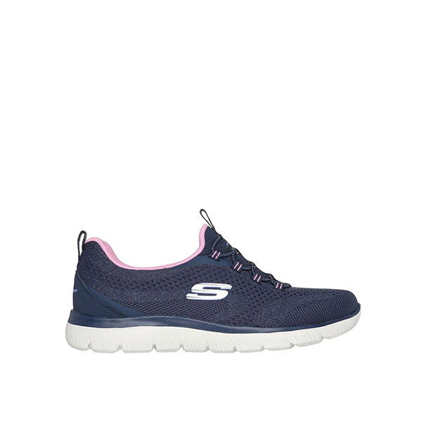 skechers-navy-blue-faux-lace-sneakers-model-skechers-memory-foam-150120nvpk