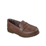 کفش کالج زنانه اسکچرز Skechers Women's BOBS Chill Lugs – Classy Cruiser – Brown 113347-BRN - Image 3