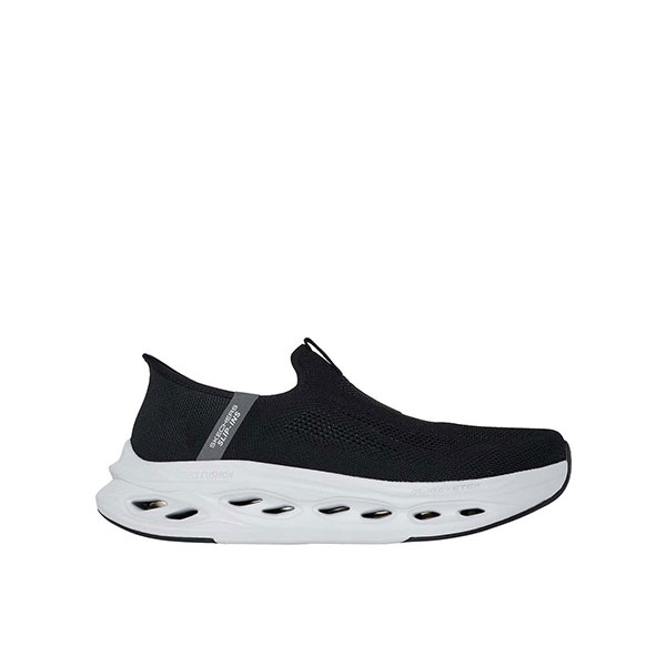 220423-p1 کتونی بنددار مردانه اسکچرز Skechers GO RUN Max Cushioning Glide-Step Slip-Ins (220423 BKGY) - Image 1