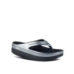 اسلیپر لاانگشتی زنانه اوفوس OOFOS OOahh Sport Flex Slide – Ice Blue - Image 3