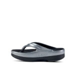 اسلیپر لاانگشتی زنانه اوفوس OOFOS OOahh Sport Flex Slide – Ice Blue - Image 2