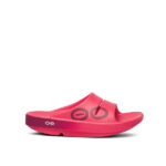 اسلیپر زنانه اوفوس OOFOS OOahh Sport Flex Recovery Slide Sandal – Stardust Pink