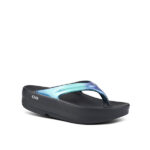 اسلیپرلاانگشتی زنانه اوفوس OOFOS OOriginal Sport Thong Recovery Sandal – Iridescent Blue - Image 5