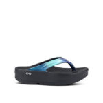 اسلیپرلاانگشتی زنانه اوفوس OOFOS OOriginal Sport Thong Recovery Sandal – Iridescent Blue