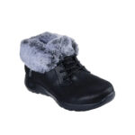 نیم بوت زنانه اسکچرز skechers-slip-ins-on-the-go-joy cozy-charm 144803 BKGY - Image 2