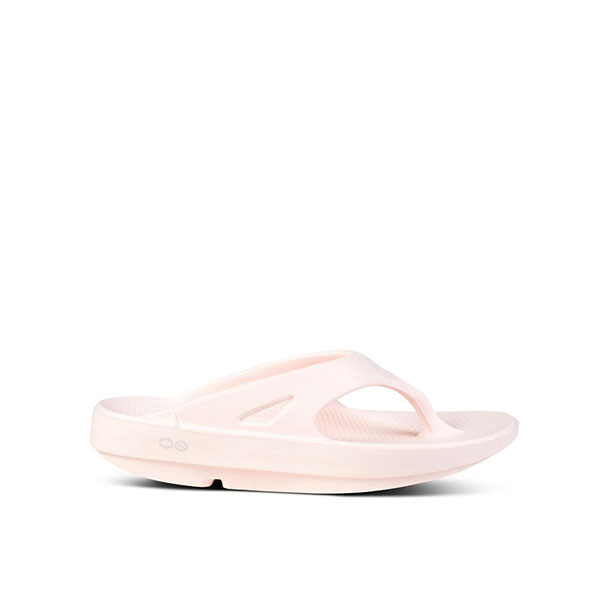 a5 اسلیپر زنانه اوفوس OOFOS OOriginal Thong Recovery Sandal – Blush Pink - Image 1