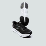 کتونی بنددار مردانه اسکچرز Skechers Slip-ins: Performance Max Cushioning Glide-Step – 220420 BKW - Image 4