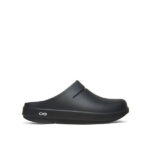 اسلیپر زنانه اوفوس OOFOS OOcloog Black Recovery Clog – Unisex Slip-On Recovery Shoes