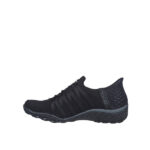 کتونی بندنما زنانه اسکچرز مشکی  SKECHERS Hands Free Slip-ins Relaxed Fit: Breathe-Easy 100593 BBK - Image 4