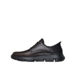 کتونی بندنمای مردانه اسکچرز Skechers Hands Free Slip-ins: Garza - Gervin  DKBR (Dark Brown) 205046 dkbr - Image 2